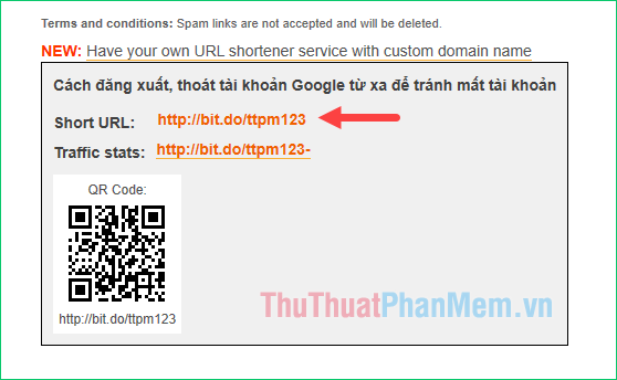 How to shorten links quickly - Top 5 free link shortening websites are used the most today Picture 9