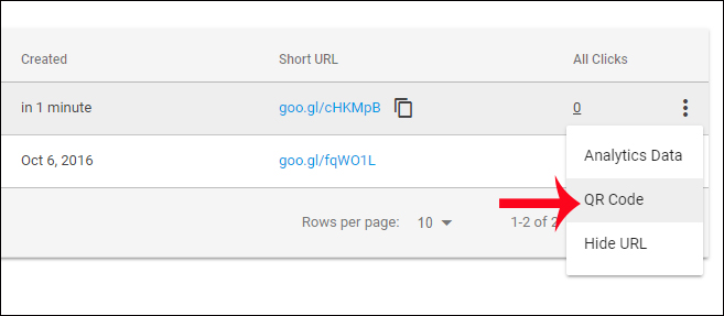 How to shorten the link and create a QR code using goo.gl Picture 4