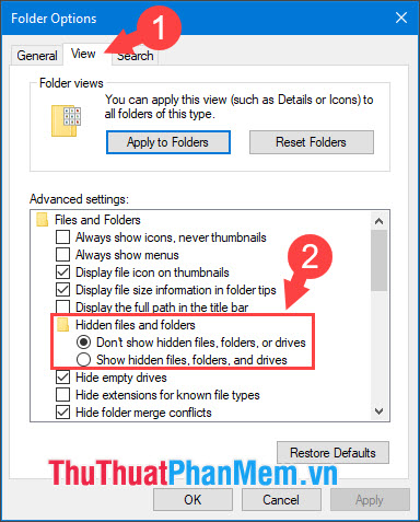 How to show and hide files in Windows 10 Picture 4