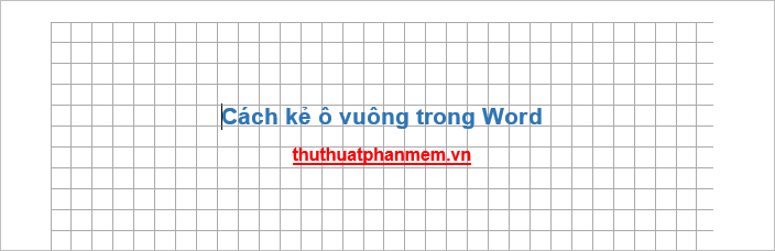How to show grid lines and squares in Word Picture 1
