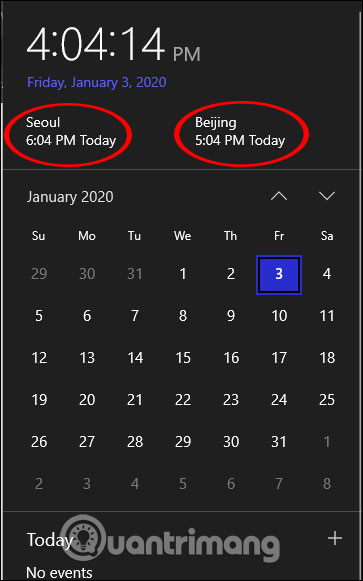 How to show multiple time frames on Windows 10 Picture 5
