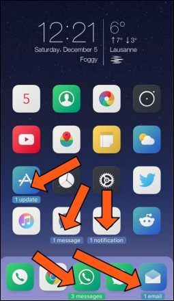 How to show notifications on iPhone as text Picture 5