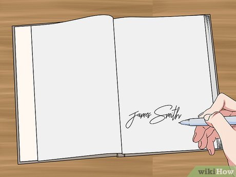 How to Sign a Book Picture 4