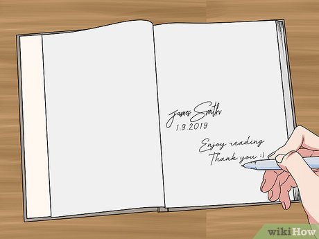 How to Sign a Book Picture 6