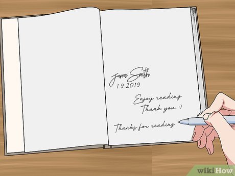 How to Sign a Book Picture 7