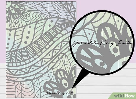 How to Sign a Painting Picture 5