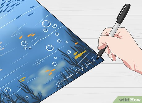 How to Sign a Painting Picture 6