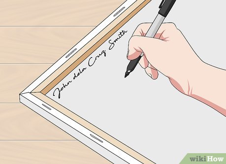 How to Sign a Painting Picture 7