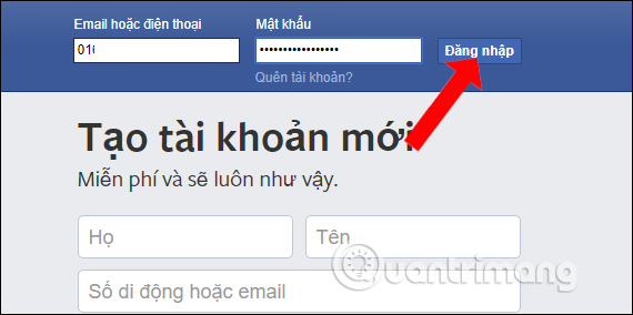 How to sign in to Facebook with a phone number Picture 6