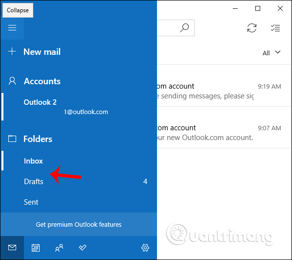 How to sign in to Outlook on Windows 10 Mail - TipsMake.com