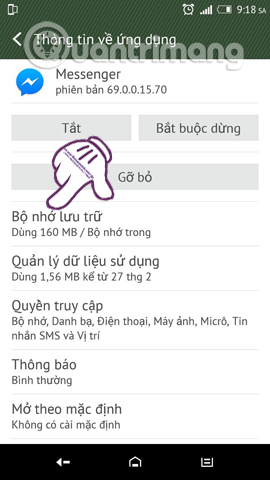 How to sign out for Messenger on Android, iPhone and Windows Phone Picture 13
