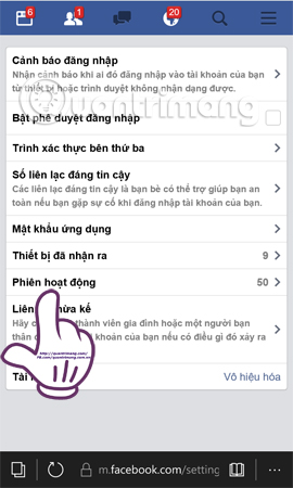 How to sign out for Messenger on Android, iPhone and Windows Phone Picture 19