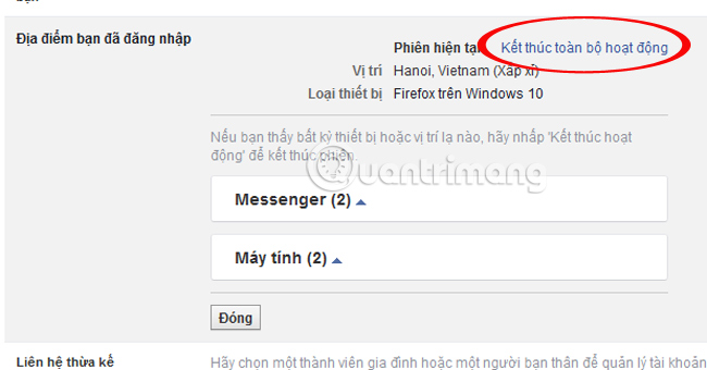 How to sign out for Messenger on Android, iPhone and Windows Phone Picture 23