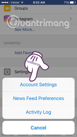 How to sign out for Messenger on Android, iPhone and Windows Phone Picture 3