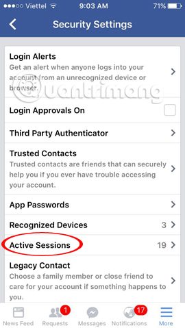 How to sign out for Messenger on Android, iPhone and Windows Phone Picture 5