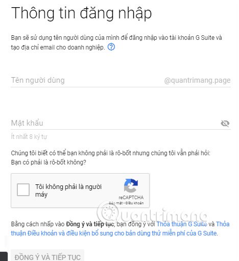 How to sign up for G Suite to use Google Meet Picture 7