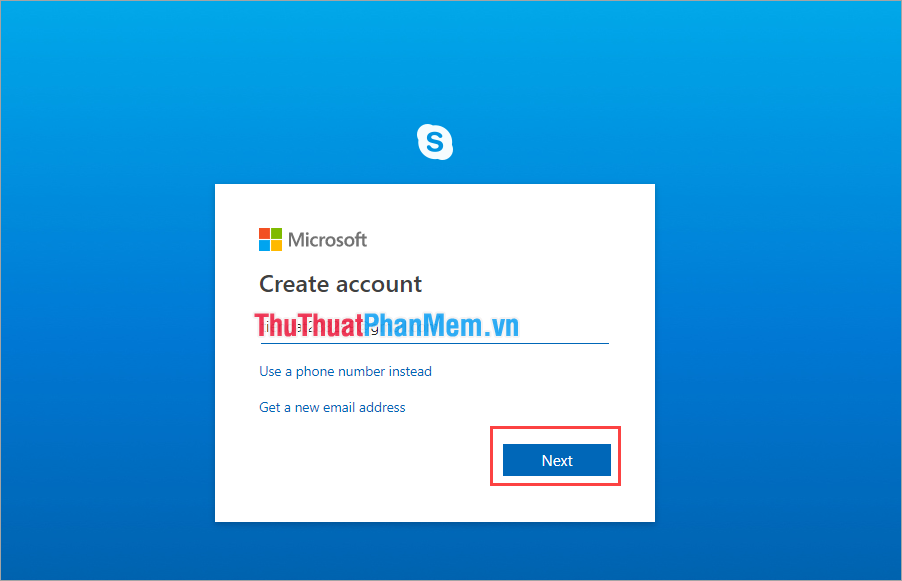 How to sign up for Skype, create a Skype account, set up a Skype nick to chat with friends Picture 4