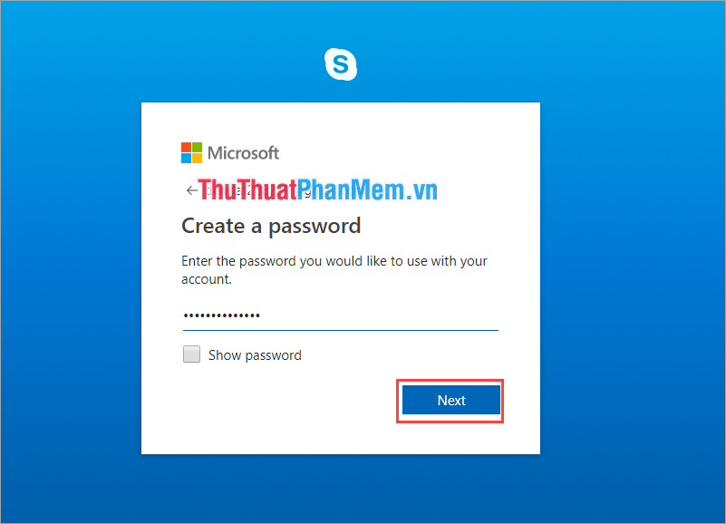 How to sign up for Skype, create a Skype account, set up a Skype nick to chat with friends Picture 5
