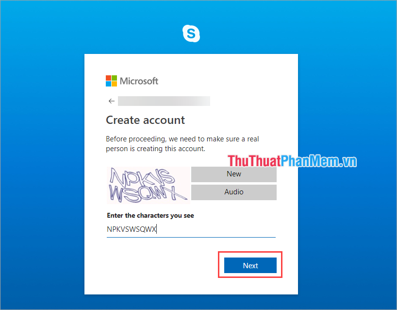 How to sign up for Skype, create a Skype account, set up a Skype nick to chat with friends Picture 6