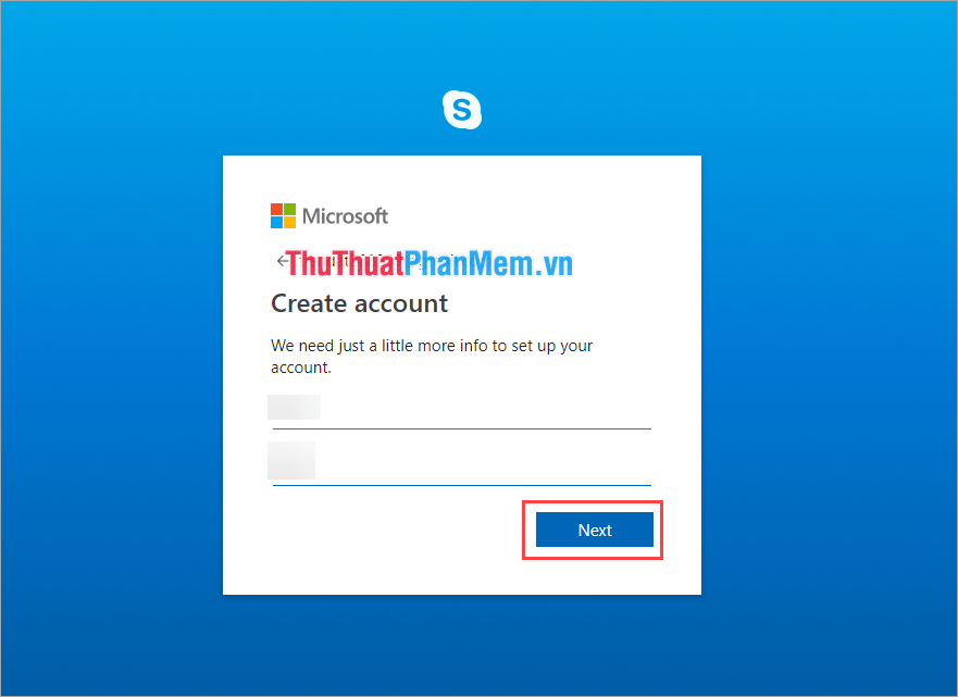 How to sign up for Skype, create a Skype account, set up a Skype nick to chat with friends Picture 7