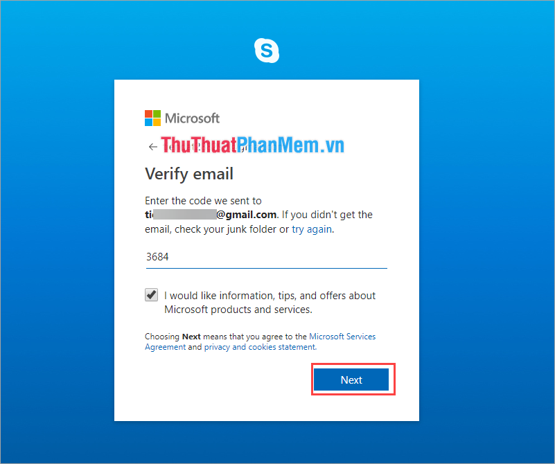 How to sign up for Skype, create a Skype account, set up a Skype nick to chat with friends Picture 9