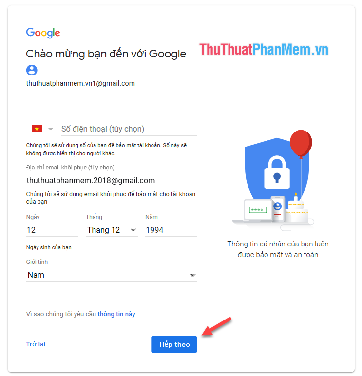How to sign up for the latest Gmail account 2020 Picture 3