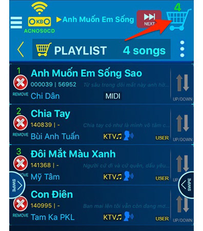 How to sing karaoke by phone and USB on speaker pull Acnos Picture 6