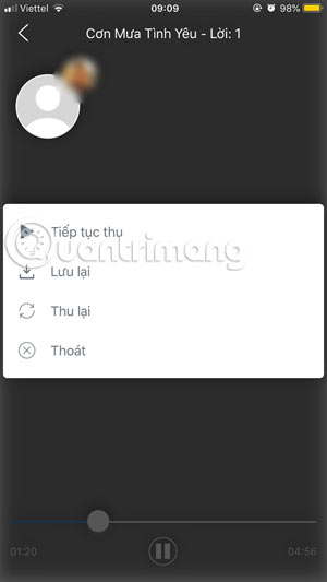 How to sing karaoke song on the phone with iKara application Picture 10