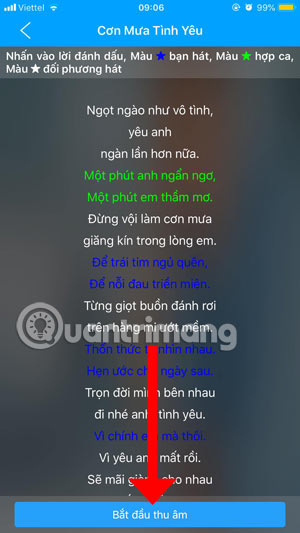 How to sing karaoke song on the phone with iKara application Picture 5