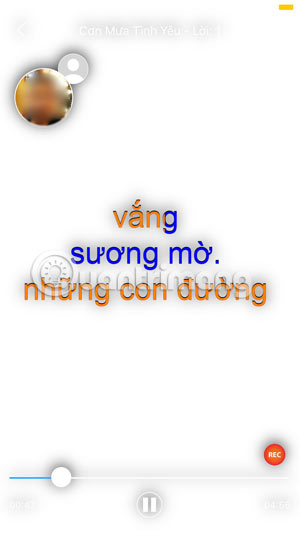 How to sing karaoke song on the phone with iKara application Picture 8