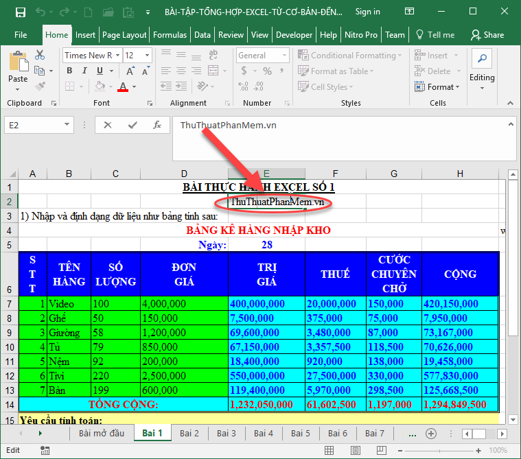 How to speed up input in Excel Picture 6
