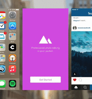 How to 'splash' out of a sudden application on iOS 10? Picture 6