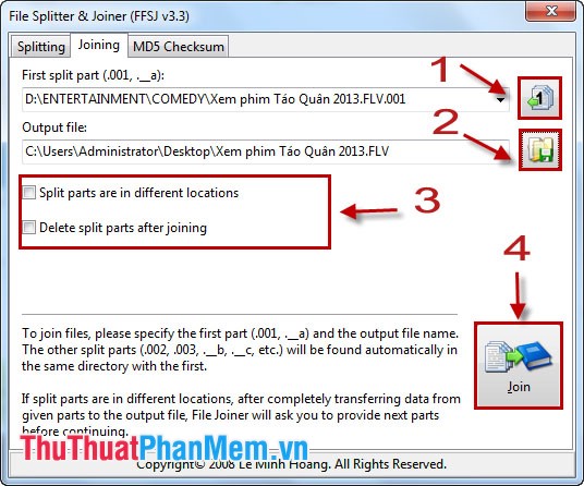 How to split and join files with FFSJ Picture 11