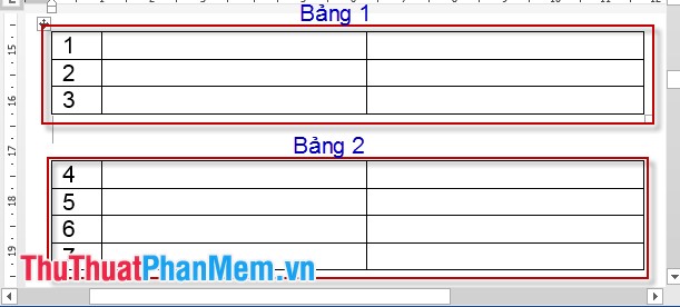How to split cells, combine cells (cells) in Word table Picture 9