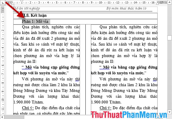 How to split columns in Word and tips or handle columns in Word Picture 15