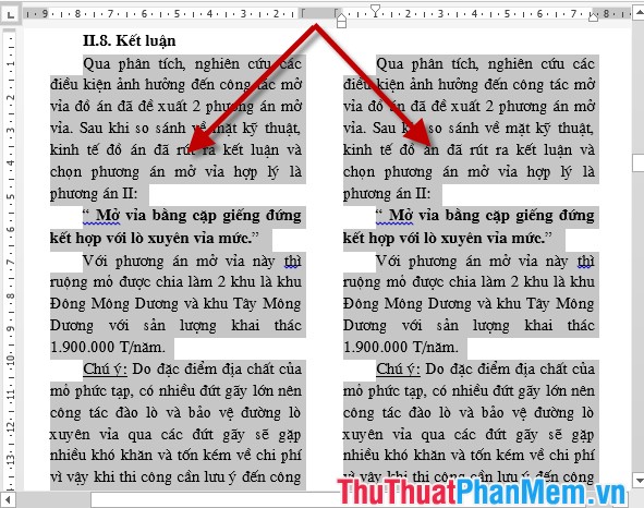How to split columns in Word and tips or handle columns in Word Picture 2