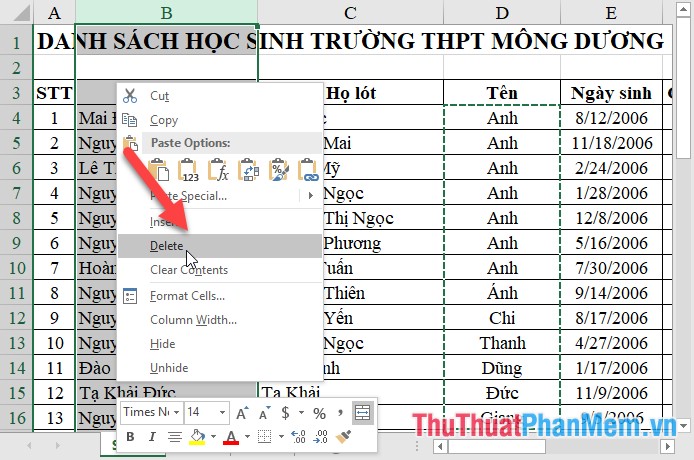 How to split, merge first name in Excel Picture 11