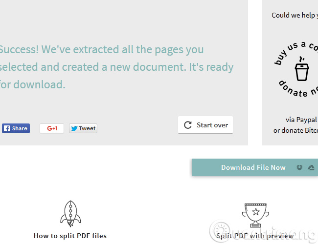 How to split PDF file without Vietnamese error Picture 4