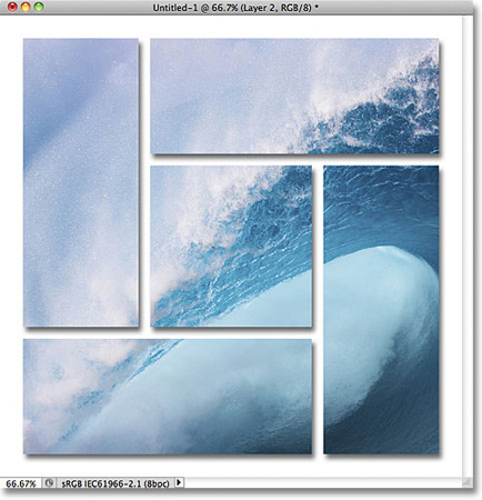 How to split photos with Photoshop Picture 28