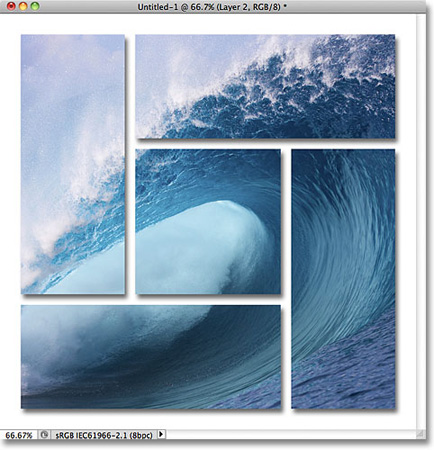 How to split photos with Photoshop Picture 33