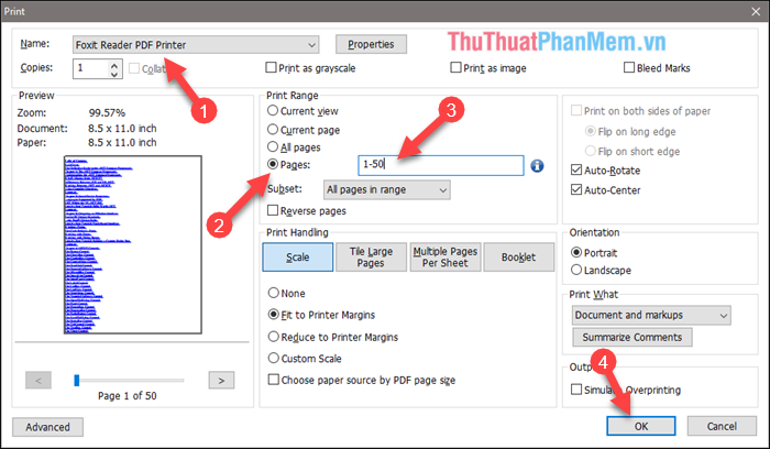 foxit reader split pdf