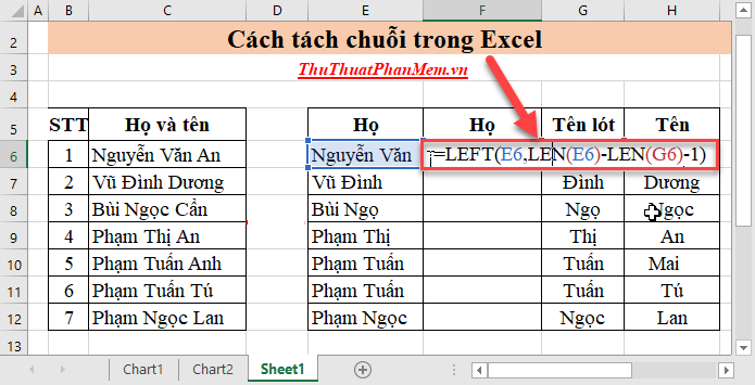 How to split strings in Excel Picture 10