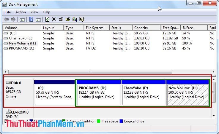 How to split the drive, including a hard drive in Windows Picture 10