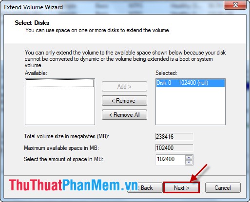 How to split the drive, including a hard drive in Windows Picture 15