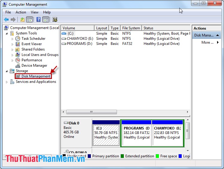 How to split the drive, including a hard drive in Windows Picture 2