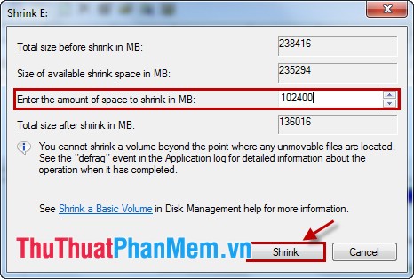How to split the drive, including a hard drive in Windows Picture 4
