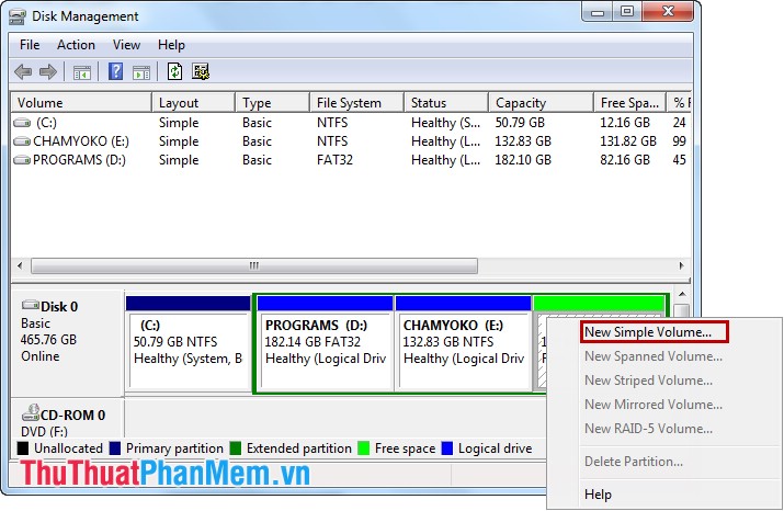How to split the drive, including a hard drive in Windows Picture 5