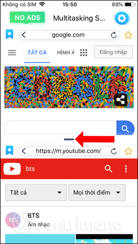 How to split the screen on iPhone Picture 4