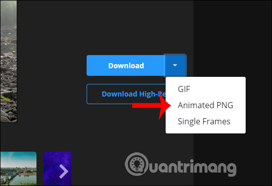 How to split video background, GIF image on Unscreen Picture 5