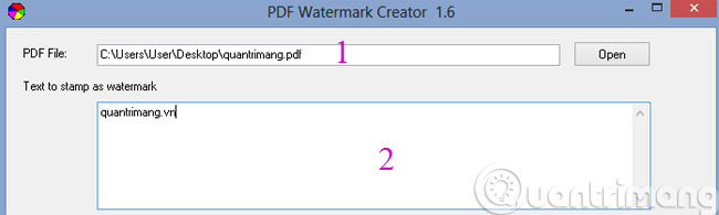 How to stamp copyright PDF files Picture 1